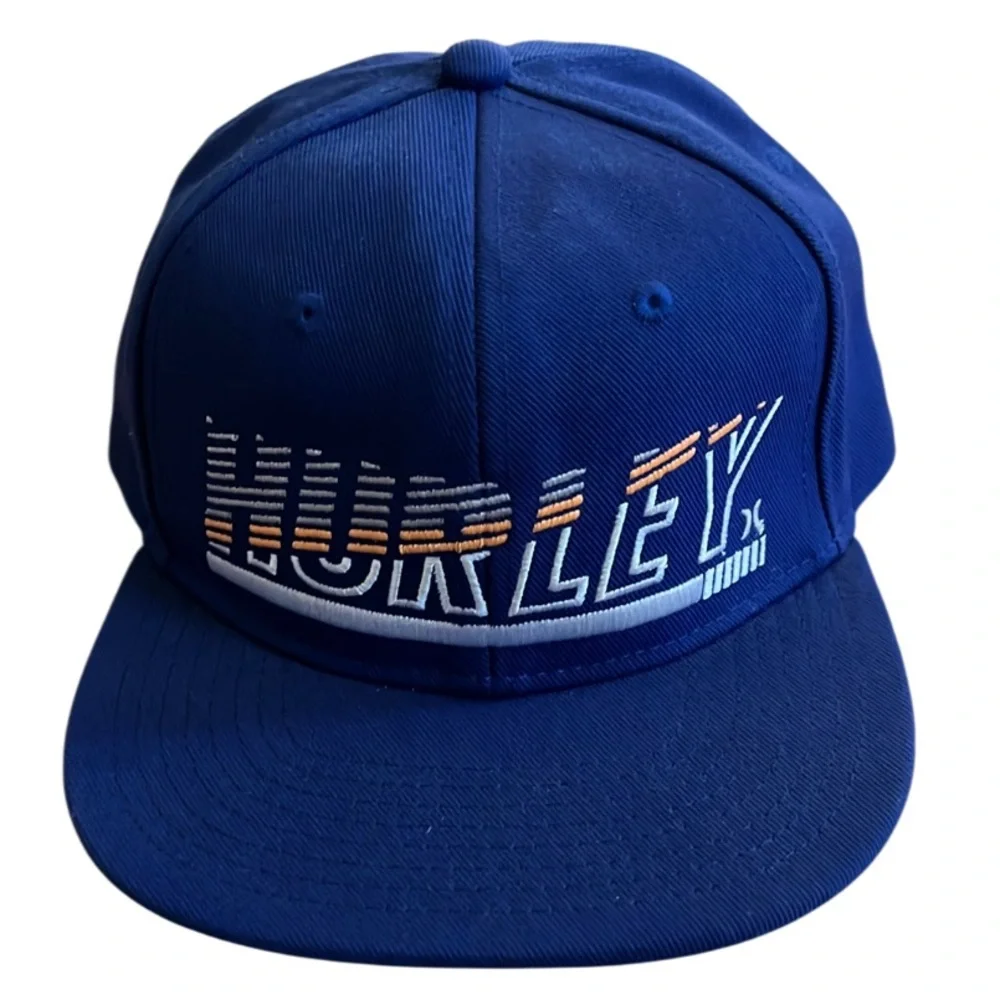 NWOT HURLEY BASEBALL HAT CAP ADJUSTABLE BLUE OSFM